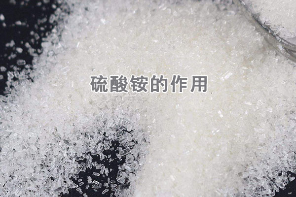 硫酸銨的作用