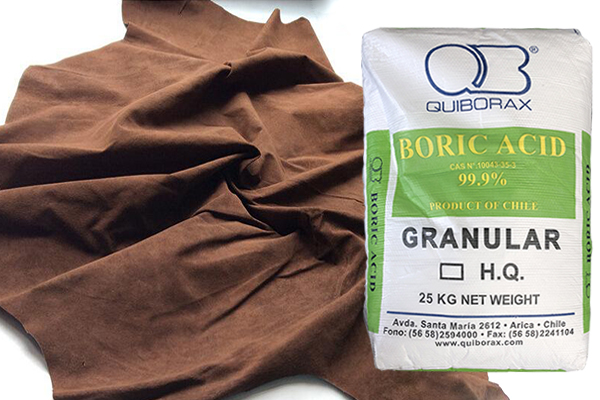 硼酸在皮革脫灰環節的應用效果